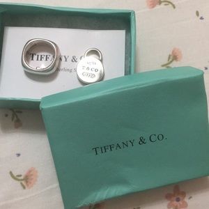 Tiffany & Co cushion ring and Charm